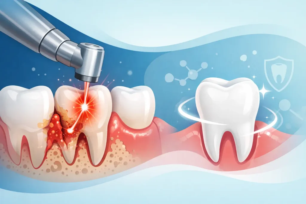 Laser Gum Treatment for Periodontitis