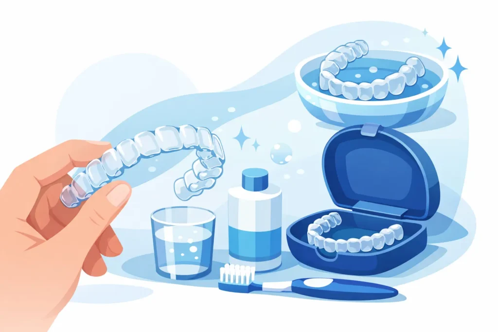 How to Clean Clear Aligners Without Damage