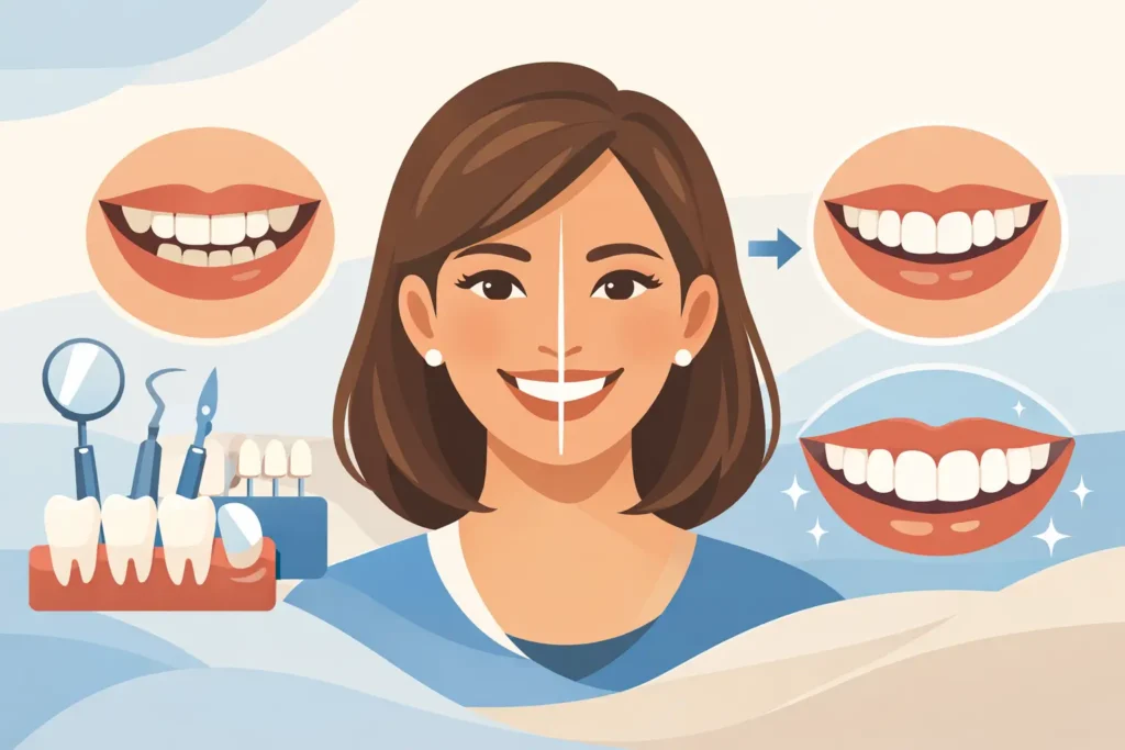 Smile Makeover Treatment Example for Everyday Smiles