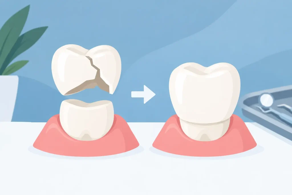 Emergency Crown Repair When Your Crown Breaks